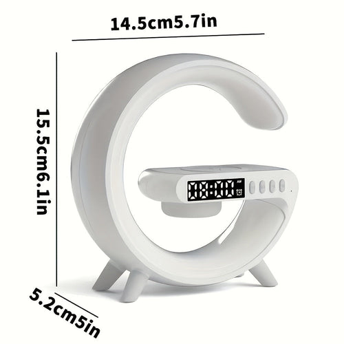 Altavoz inalámbrico con carga rápida y luz RGB