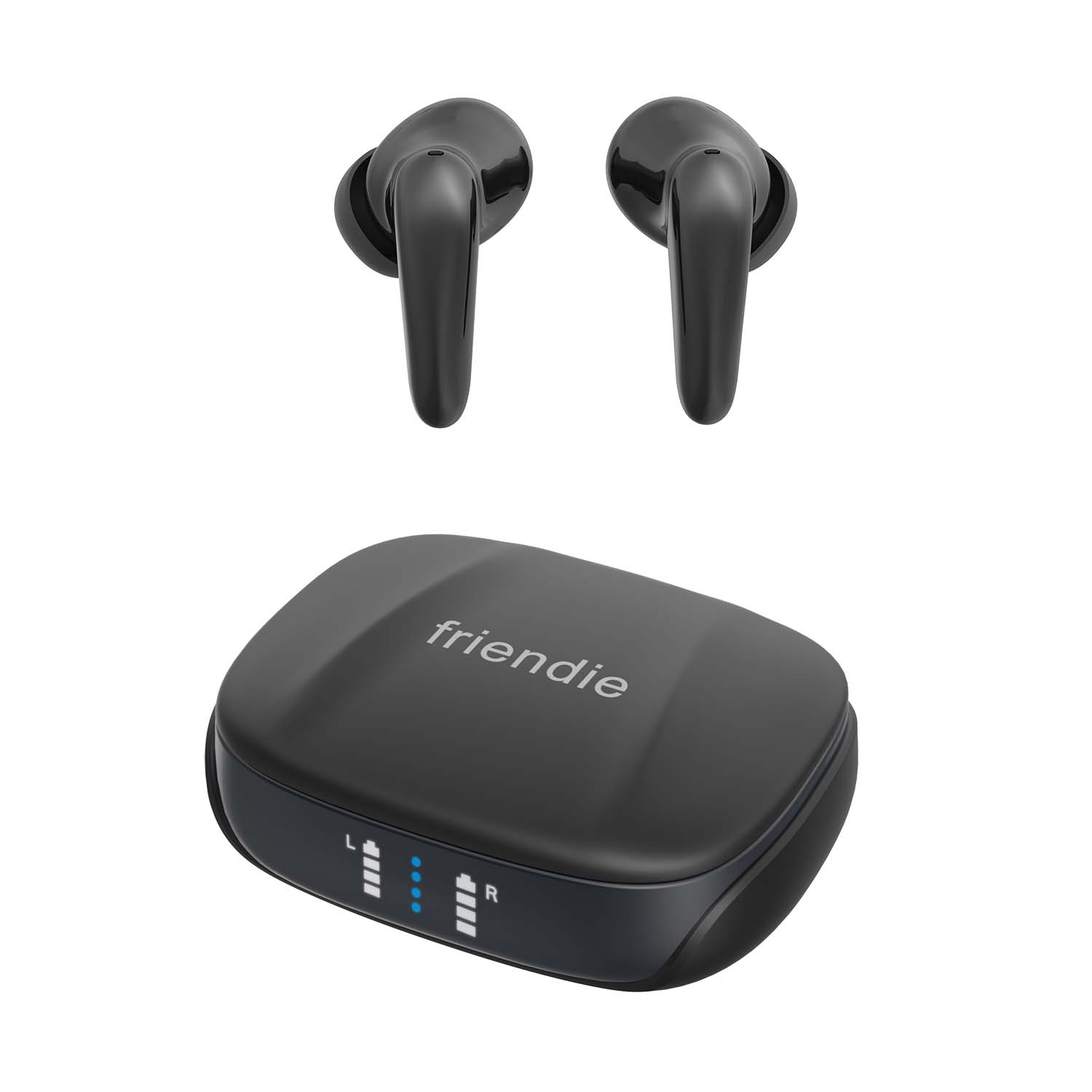 Auriculares con cancelación activa de ruido AIR Focus ANC en negro mate (auriculares inalámbricos intraauriculares)