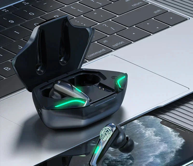 Auriculares inalámbricos Bluetooth para juegos con micrófono – sonido HiFi